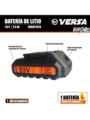 Bateria Recargable 20V 2.0Ah 