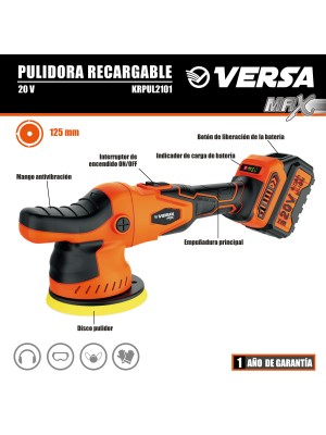 Pulidora recargable Versa Max