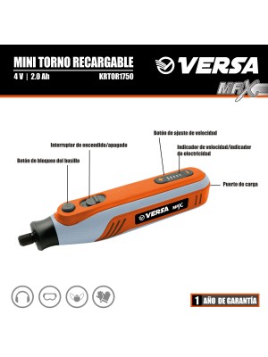 MIni Torno Recargable Versa Max