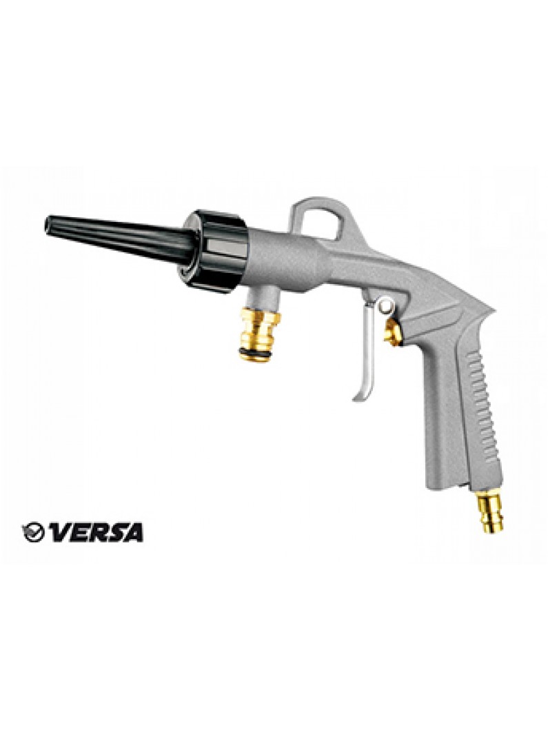 Pistola de lavado aire agua con valvula sales